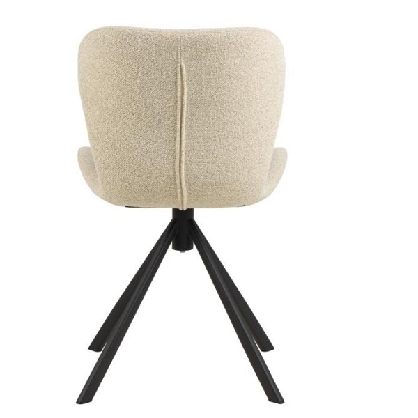 Krzesło obrotowe Batilda kremowe Monza 90 - ACTONA